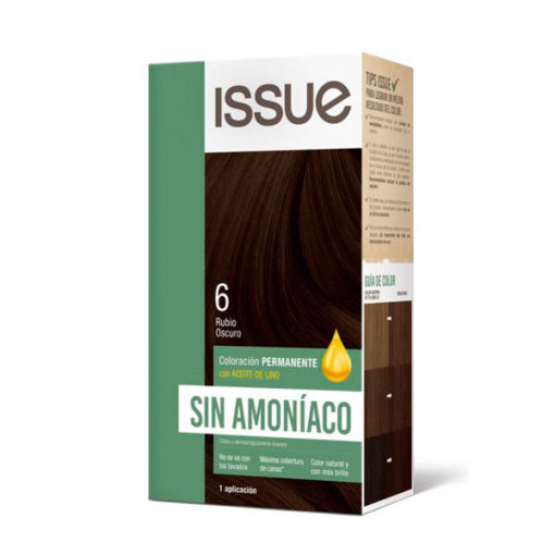 Tintura Issue Sin Amoniaco Rubio Oscuro 6 X Kit