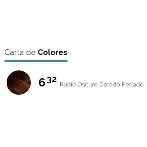 Tintura Issue Sin Amoniaco Rubio Oscuro Dorado Perlado 6.32 X Kit - Imagen 2