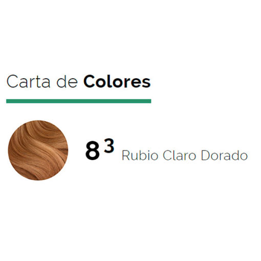 Tintura Issue Sin Amoniaco Rubio Claro Dorado 8.3 X Kit - Imagen 2