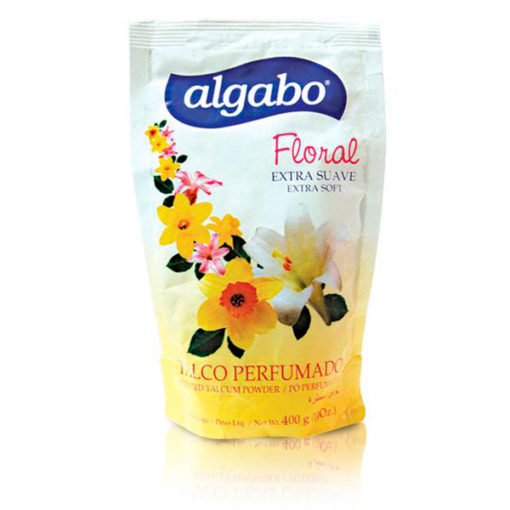 Talco Algabo Doypack Floral   X 400 Gr