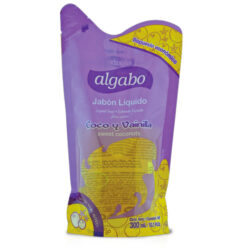 Jabon Liquido Algabo Repuesto Coco y Vainilla X 300 Ml