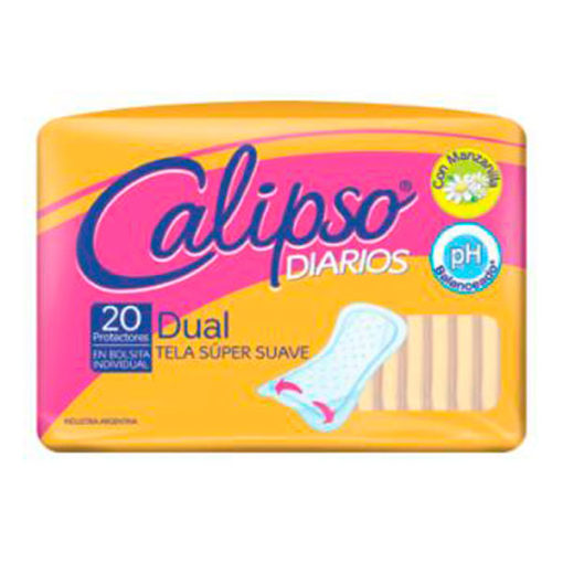 Protectores Diarios Calipso Dual  X 20u