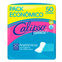 Protectores Diarios Calipso Anatomicos  X 50u