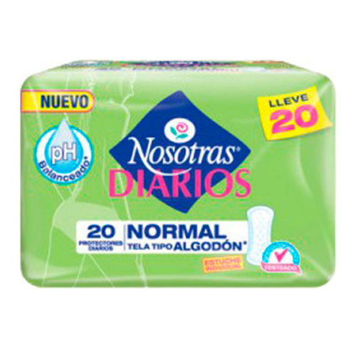 Protectores Diarios Nosotras Normal  X 20u