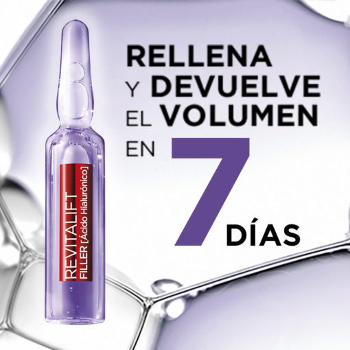 Ampolla  L´oreal Paris Revitalift Acido Hialuronico X 7 U - Imagen 3