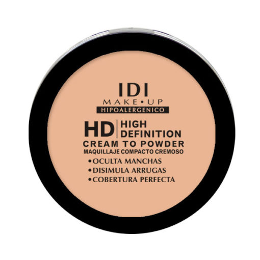Maquillaje compacto cremoso Idi HD 3 - Perfect Beige X 8 Gr