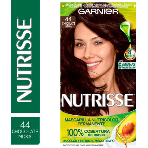 Tintura Permanente en Kit Nutrisse Clasico 44 Chocolate Moka X 1 U