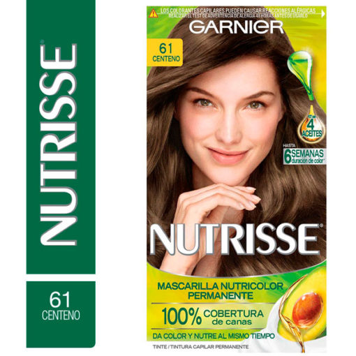 Tintura Permanente en Kit Nutrisse Clasico 61 Centeno X 1 U