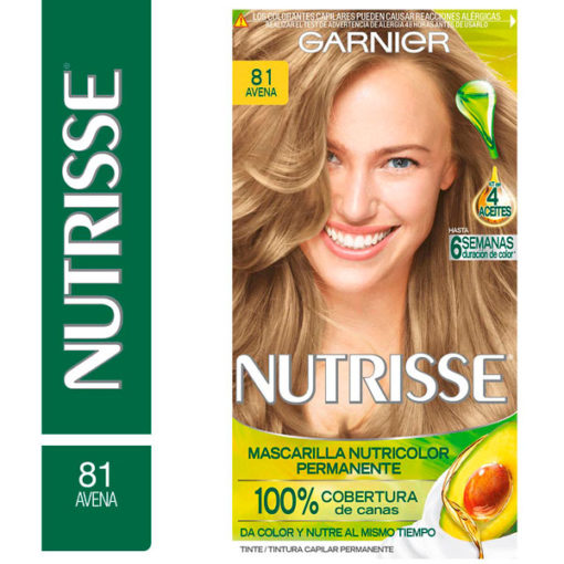 Tintura Permanente en Kit Nutrisse Clasico 81 Avena X 1 U