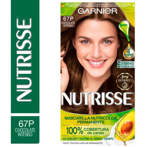 Tintura Permanente en Kit Nutrisse Clasico 67P Chocolate Puro X 1 U