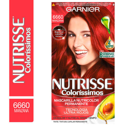 Tintura Permanente en Kit Nutrisse Colorissimos 6660 Manzana X 1 U