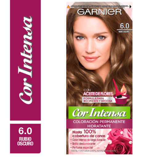 Tintura Permanente en Kit Nutrisse Cor Intensa 6,0 Rubio Oscuro X 1 U