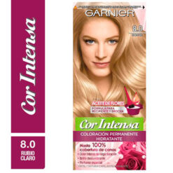 Tintura Permanente en Kit Nutrisse Cor Intensa 8,0 Rubio Claro X 1 U