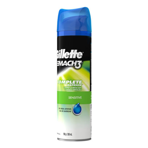 Gel para afeitar Gillette  Mach3 Sensitive X 198 Gr - Imagen 2