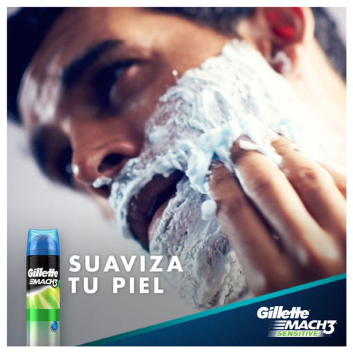 Gel para afeitar Gillette  Mach3 Sensitive X 198 Gr - Imagen 6