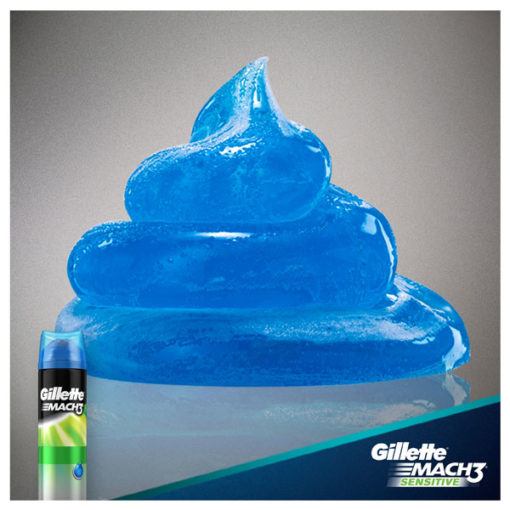 Gel para afeitar Gillette  Mach3 Sensitive X 198 Gr - Imagen 8