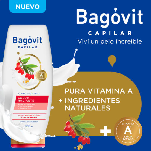 Acondicionador Bagóvit  Color Radiante X 350 Ml - Imagen 4