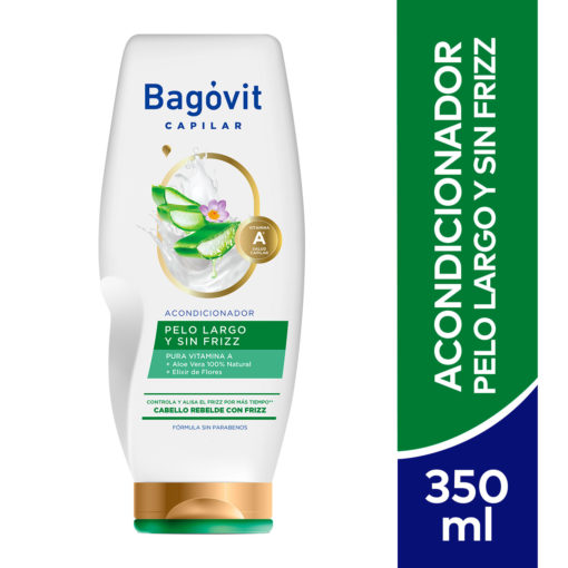 Acondicionador Bagóvit  Pelo Largo Sin Frizz X 350 Ml - Imagen 2