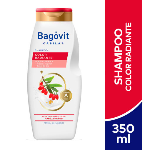 Shampoo Bagóvit  Color Radiante X 350 Ml - Imagen 2