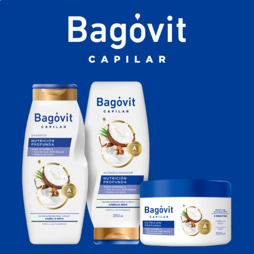 Shampoo Bagóvit  Nutrición Profunda X 350 Ml - Imagen 7