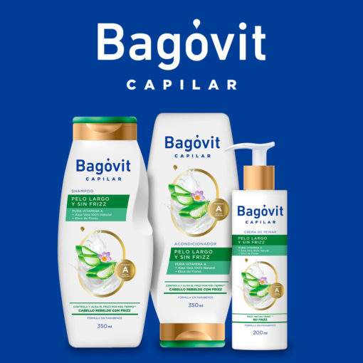 Crema para peinar Bagóvit  Pelo Largo Sin Frizz X 200 Ml - Imagen 7