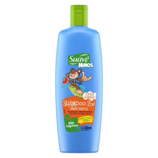 Shampoo 2 en 1 Suave  Sandía Surfer X 350 Ml