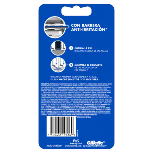 Máquina para afeitar Descartable Gillette Derma Protección  X 4 U - Imagen 3