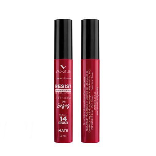 Labial Liquido Vogue Resist Apasionada X 3 Ml - Imagen 3