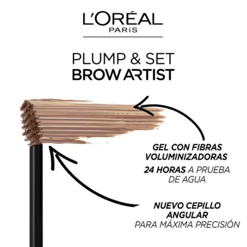Máscara para Cejas Loreal Brow Artist Brunette X 4,9 Ml - Imagen 5