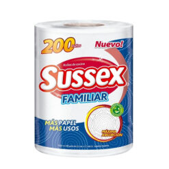 Rollo de Cocina Sussex  Familiar Doble Hoja 200 paños X 1 U