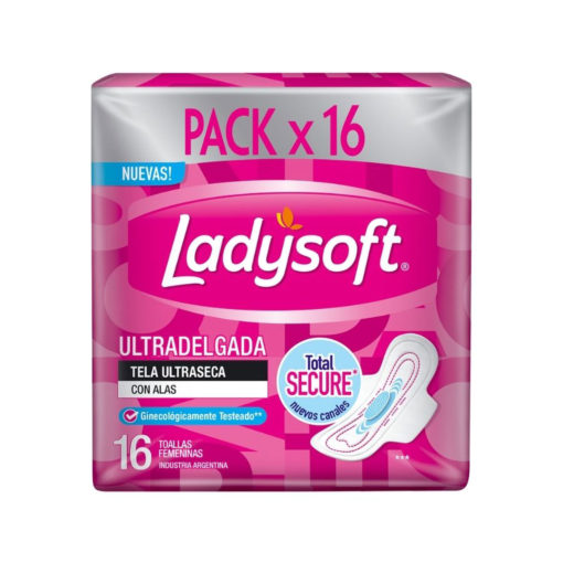 Toallitas Ladysoft  Ultra seca X 16 U - Imagen 2