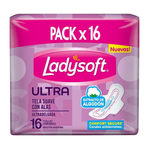 Toallitas Ladysoft  Ultra suave X 16 U