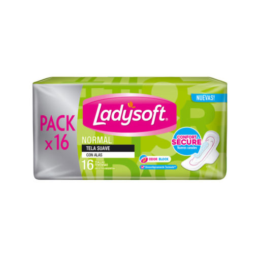 Toallitas Ladysoft  Normal suave X 16 U - Imagen 2