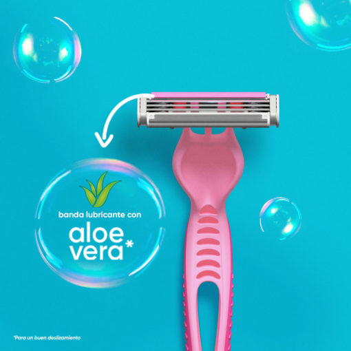 Máquina para afeitar Descartable Gillette Venus Suave X 4 U - Imagen 4