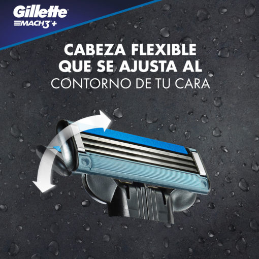 Repuesto Máquina de Afeitar Gillette Mach3  X 3 U - Imagen 6