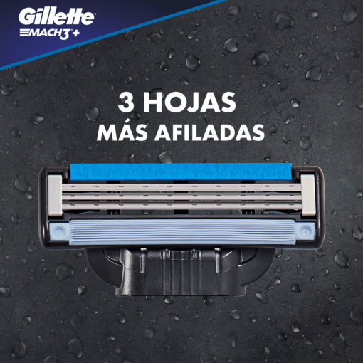 Repuesto Máquina de Afeitar Gillette Mach3  X 3 U - Imagen 7