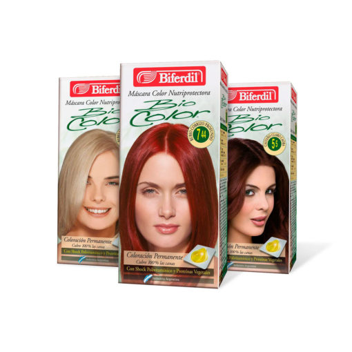 Tintura Kit Biferdil Bio Color 7.45 X 1 U