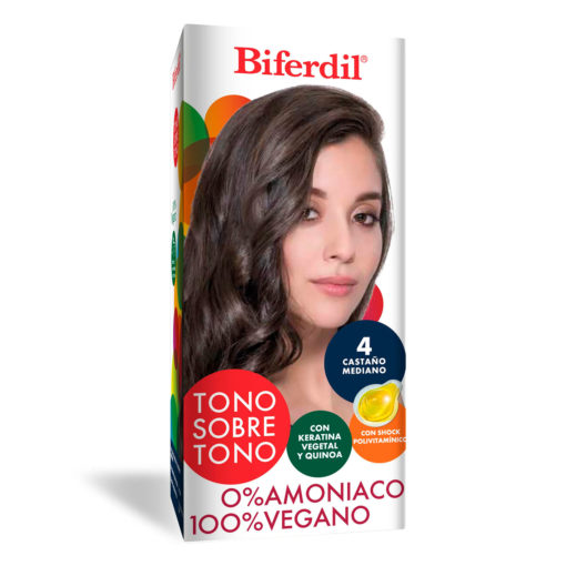 Tintura Semi permanente Kit Biferdil Tono sobre Tono 4 X 1 U