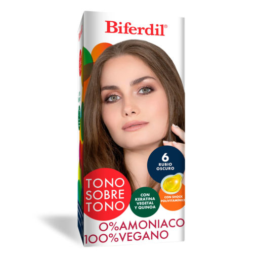 Tintura Semi permanente Kit Biferdil Tono sobre Tono 6 X 1 U