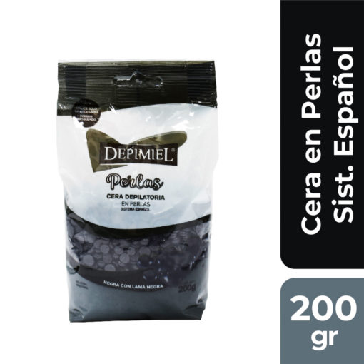 Cera en Perlas Depimiel  Negra X 200 Gr - Imagen 2