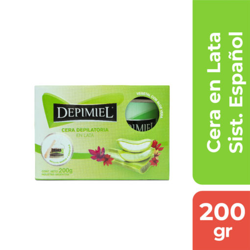 Cera Depilatoria en Lata Depimiel  Vegetal X 200 Gr - Imagen 2