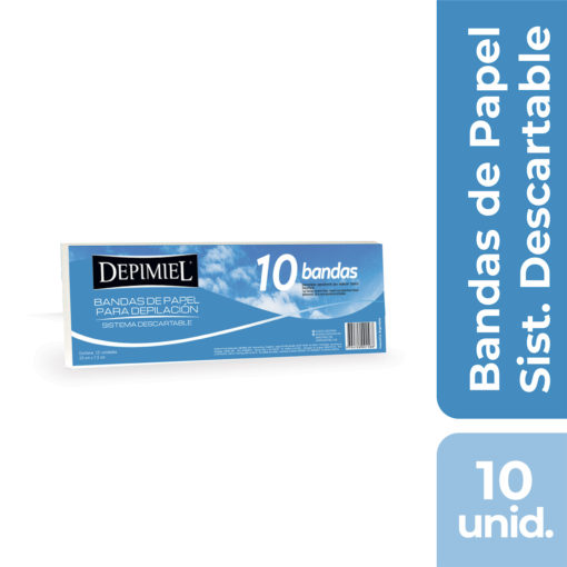 Bandas para Retirar Cera Depimiel   X 10 U - Imagen 2