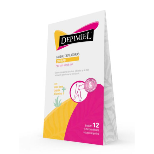 Banda Depilatoria Corporal Depimiel   X 12 u