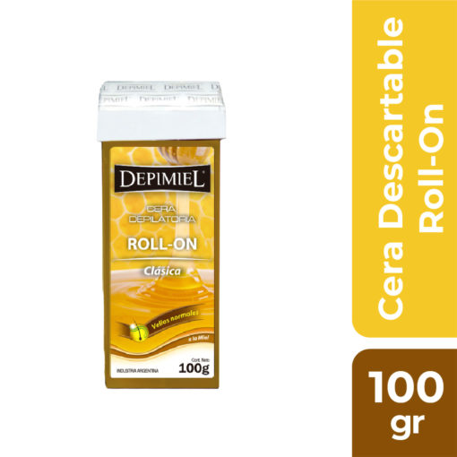 Cera Descartable Roll On Depimiel  Clásica X 100 Gr - Imagen 2