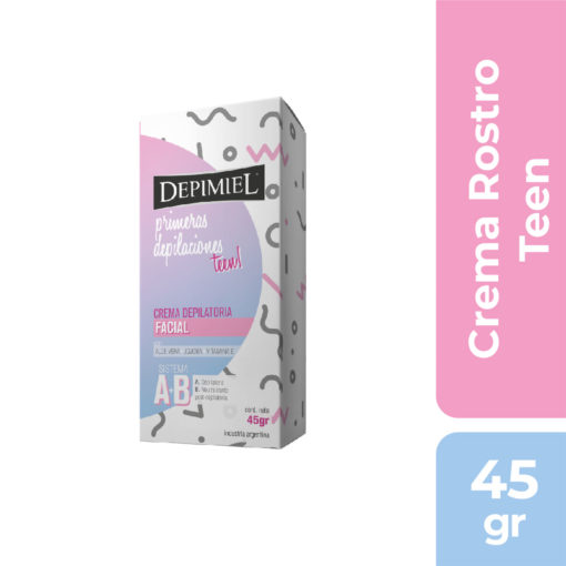 Crema depilatoria para el rostro Depimiel Teen  X 45 Gr - Imagen 2