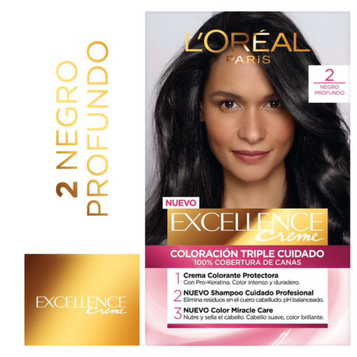 Tintura Permanente en Kit Excellence  2 X 1 U - Imagen 2
