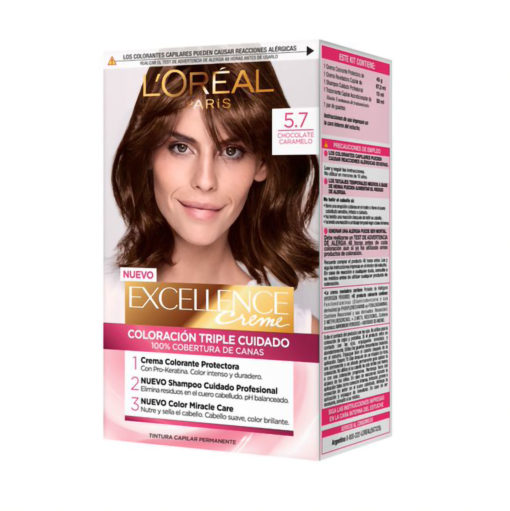 Tintura Permanente en Kit Excellence  5.7 X 1 U