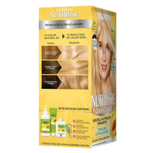 Tintura Permanente en Kit Nutrisse Colorissimos 10.13 X 1 U - Imagen 2