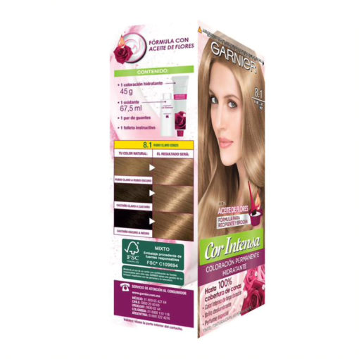 Tintura Permanente en Kit Nutrisse Cor Intensa 8.1 X 1 U - Imagen 2