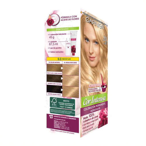 Tintura Permanente en Kit Nutrisse Cor Intensa 9.0 X 1 U - Imagen 2